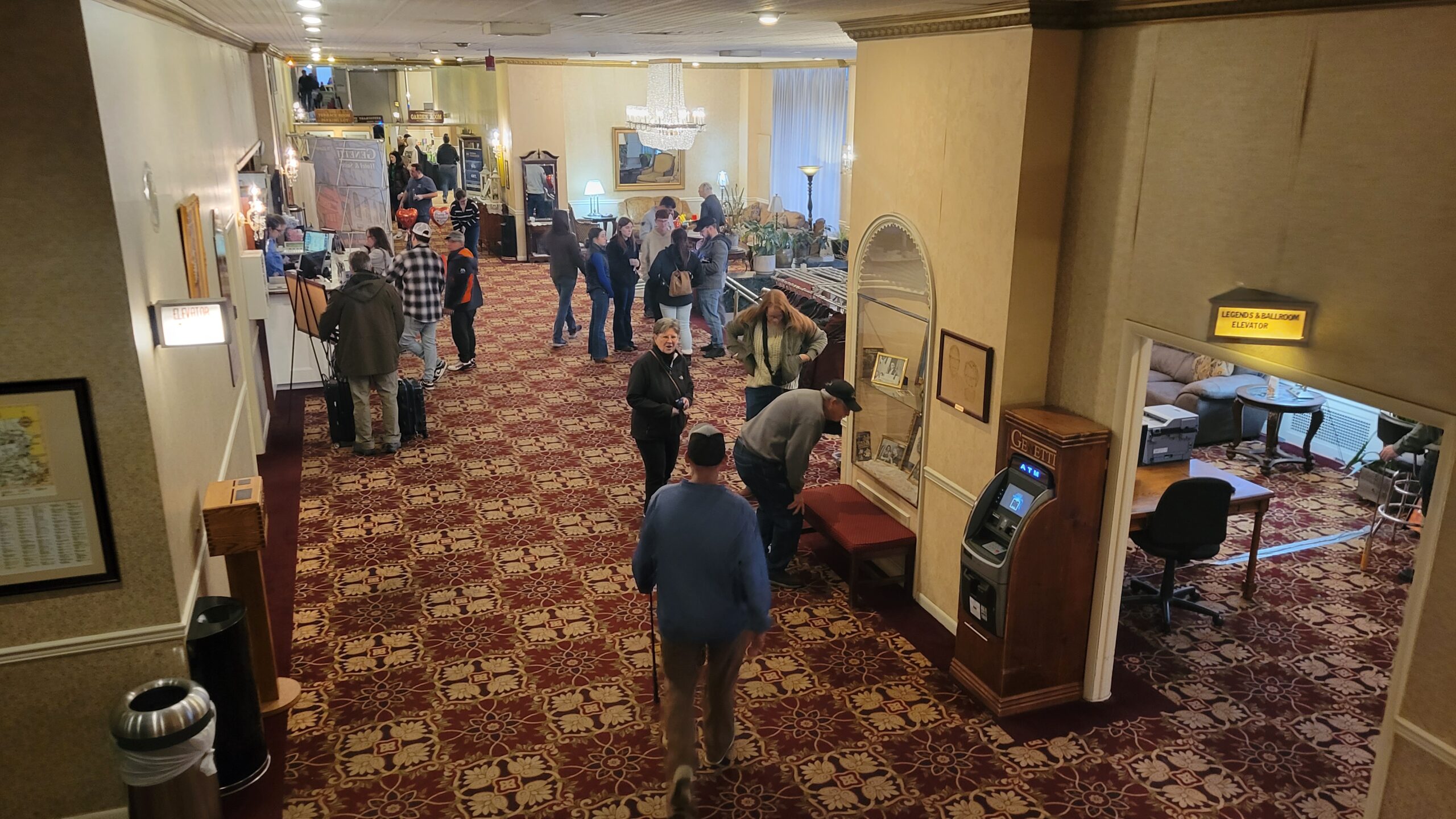 A down shot view of the Rotary Golf Event